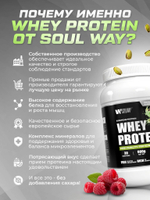 Протеин сывороточный Soul Way со вкусом фисташки-малины / 900 гр 30 порций