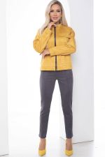Жакет на молнии "Александра" (горчица) Б8899 LT Collection