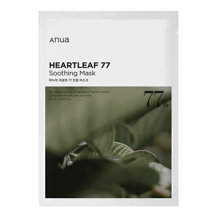 Anua Heartleaf 77% Soothing sheet mask