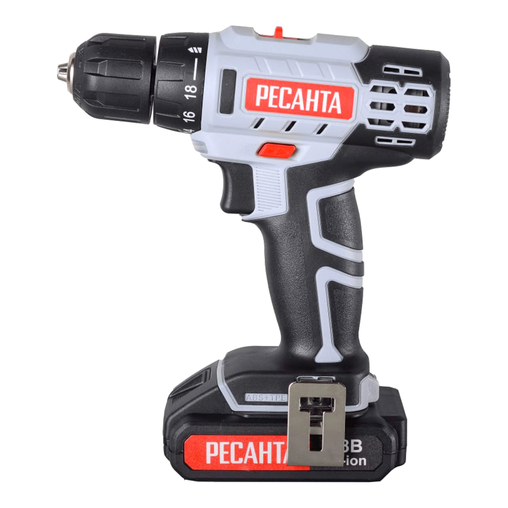 Дрель-шуруповерт аккумуляторная Ресанта ДА-18-2ЛК