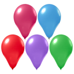 Шар воздушный пастель Alingar, №10, ассорти, 100шт/уп, пакет с европодвесом