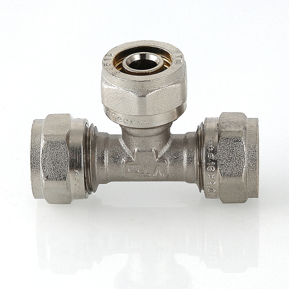 Тройник обжимной Valtec 20х16х16 (VTm.331.N.201616)