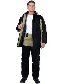 Костюм сварщика УТЕПЛЕННЫЙ спилок/брезент 2,6