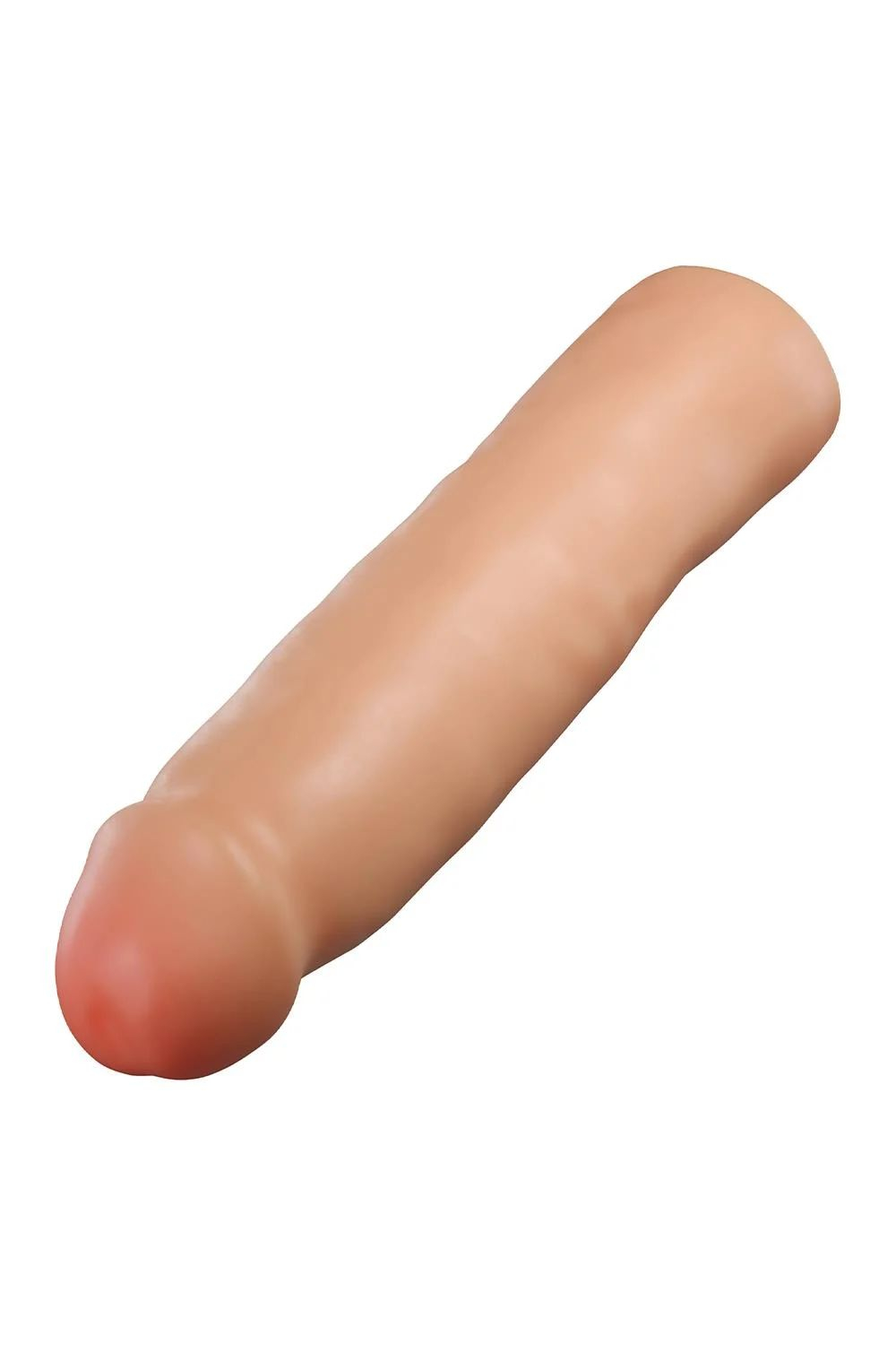 Телесная насадка-удлинитель Tenacity - 21,6 см. (Цвет: телесный)