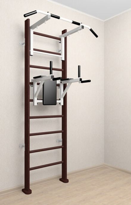 Деревянная шведская стенка Sv Sport 903в (Турник стандарт/Брусья)