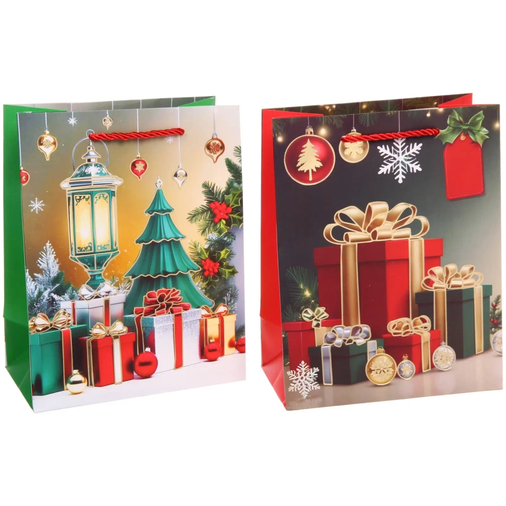 Пакет подарочный «Северная сказка» 23*18*10 см, микс