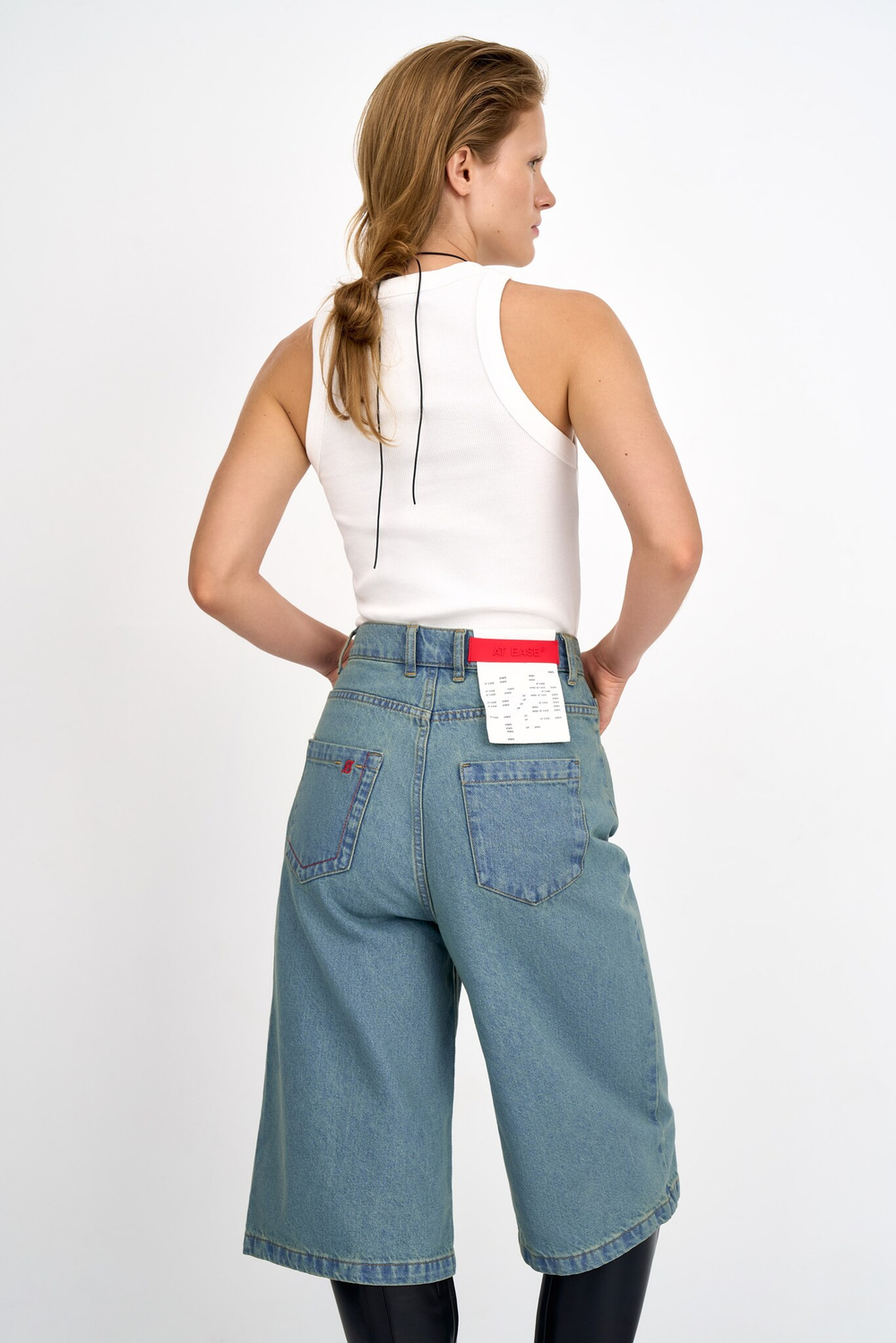 Джинсовые шорты женские бермуды WOMAN BERMUDA SHORTS GREEN