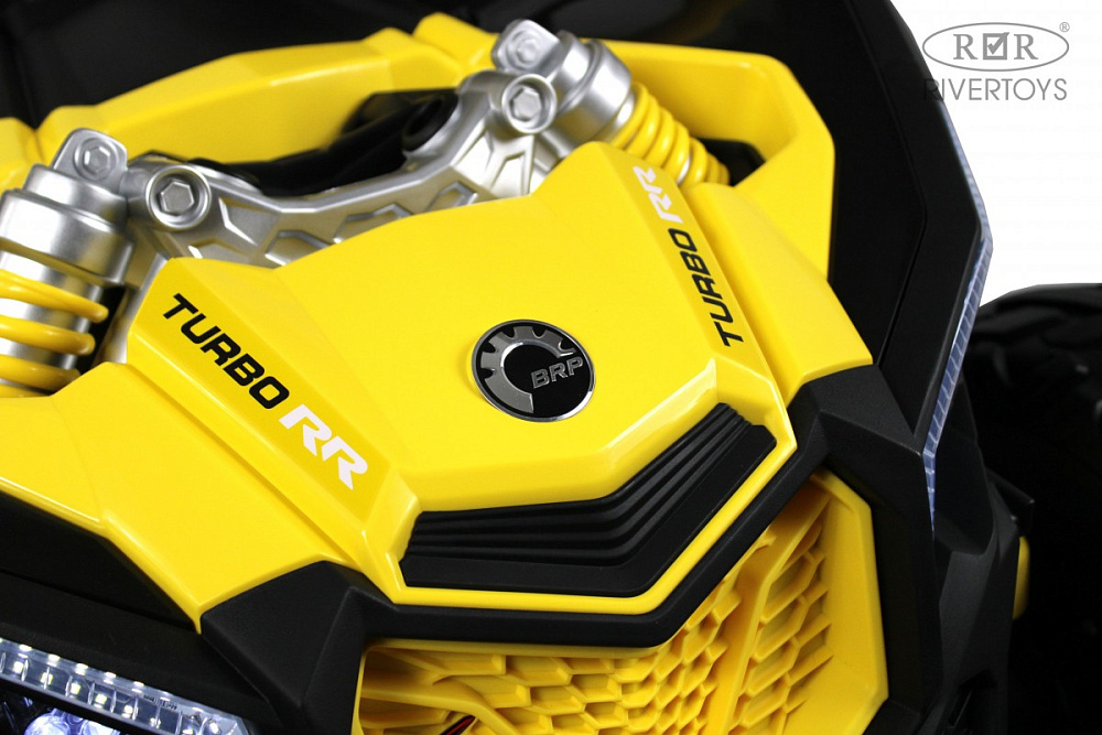 Детский электромобиль RiverToys BRP Can-Am Maverick Y111YY желтый