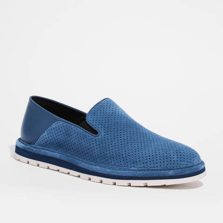 Замшевые туфли Giampieronicola 45403А синие