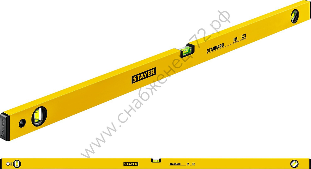 STAYER STANDARD, 1500 мм, с линейкой, уровень (3460-150)