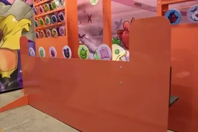 Мишень Гусеница для тира с гидрогелевыми шариками