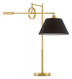 Настольная лампа декоративная LUMINA DECO 1124 LDT 1124 MD+BK