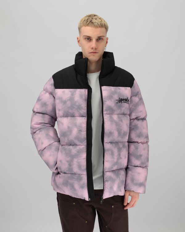 Пуховик Downjacket Tie Dye Pink - фото 1