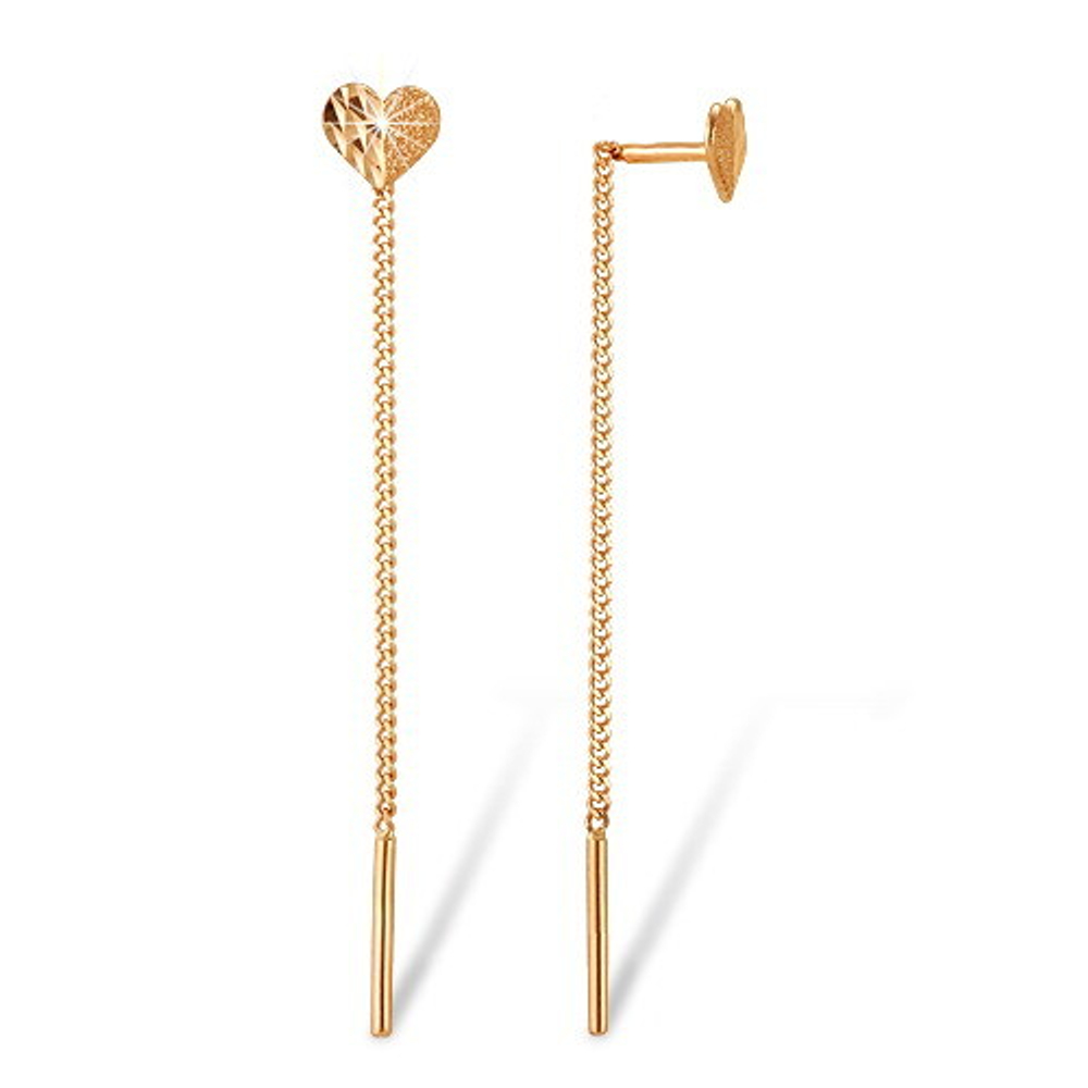 Серьги из золота 585 пробы