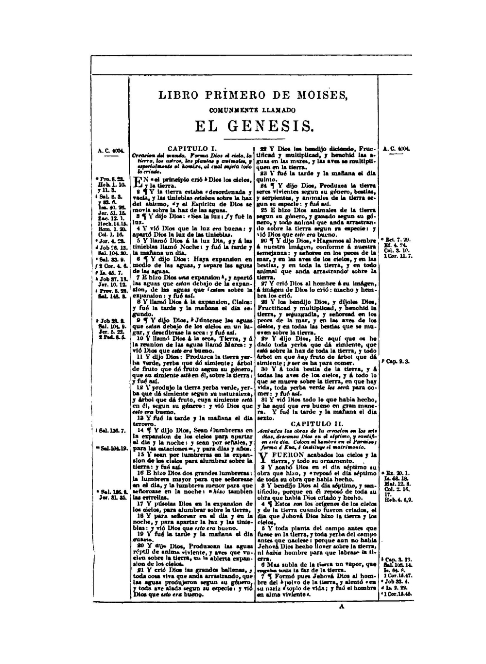 La Santa Biblia. Que contiene los sagrados libros del antiguo y nuevo testamento | Cipriano de Valera