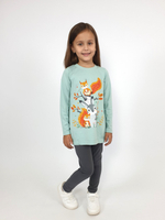 022-01-6 Комплект для девочки (джемпер+ лосины)