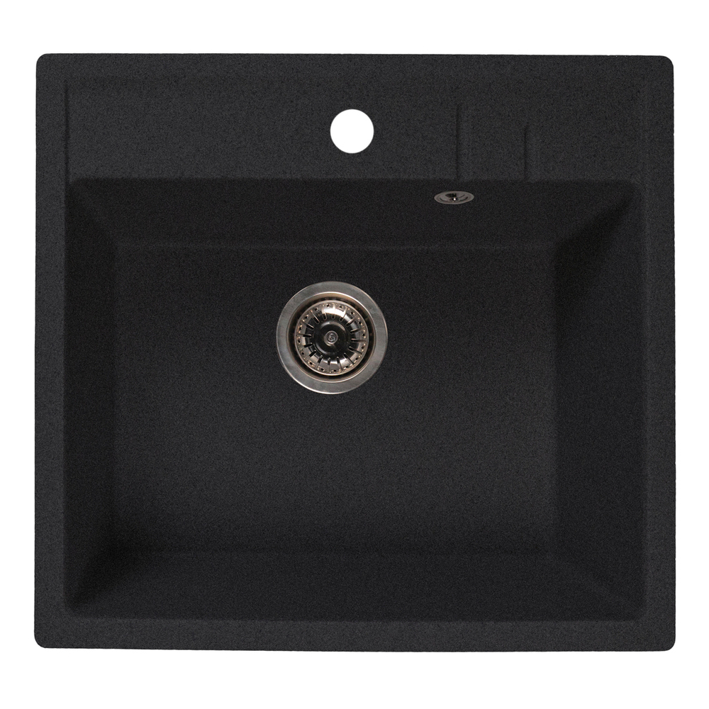 Мойка ML-GMS121 СТАНДАРТ прямоугольная, черный (308), 555*495*190мм