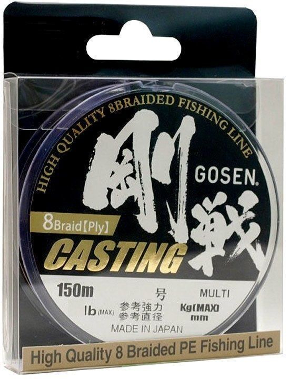 Шнур для рыбалки Gosen W8 Casting