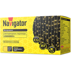Гирлянда Navigator 61 864 NGF-C01-357WW-8-2x1.5m-230-TR-IP20