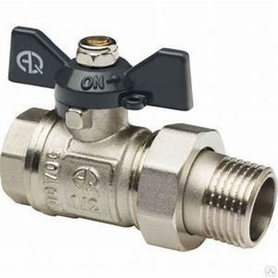 Кран шаровый 3/4 н/н бабочка Aqualink 02337