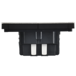 FORTE&PIANO Выключатель 2-клавишный 10А FP705M металл никель IEK