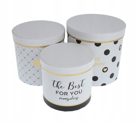 Коробка КРУГ "Горох"