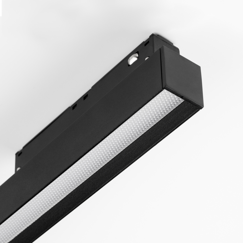 259437 Светильник 48V угловой д/трека UNO LED 24W 1600LM 90G ANTIGLARE ЧЕРНЫЙ МАТОВЫЙ 3000K