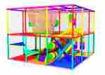 Детский игровой лабиринт с крышей «Терем радости» 3,69×3,69×3,2 м