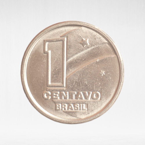 Brasil, 1 Centavo - Cowboy, 1989, VF