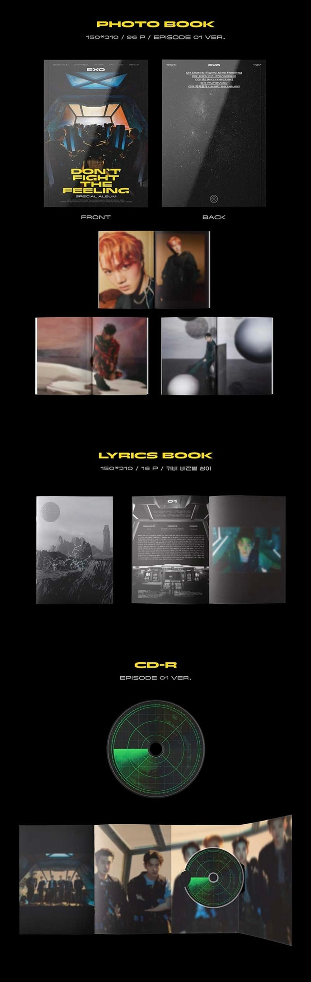 Альбом EXO - DON’T FIGHT THE FEELING (Special Album)
