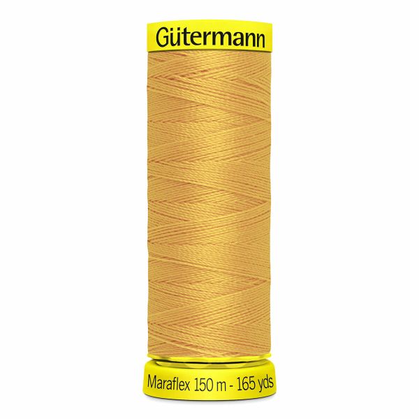 Нитки для трикотажа Gutermann Maraflex 120 (150 метров), 5 кат. | 416 св.золото