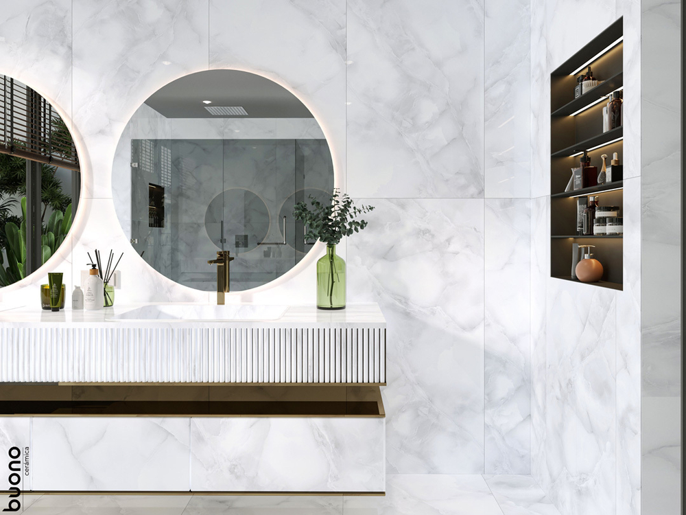 Керамогранит Buono Ceramica O4451P 1200*600*8,5мм  Onice Smoke Glossy