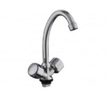 Смеситель кухня R40109  елочка 1/2 м/к гайка хром