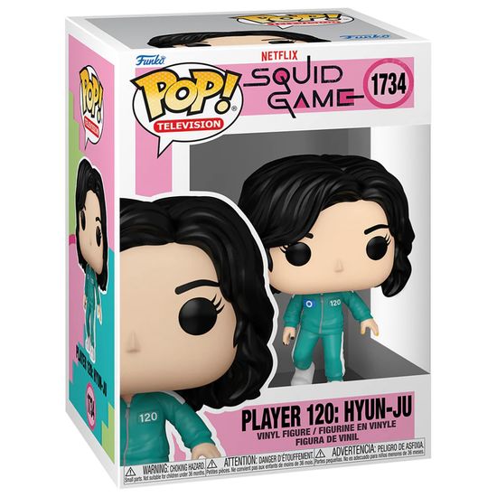 Фигурка Funko POP! TV Squid Game S3 Player 120 Hyun-Ju (1734) 79732 / Фигурка Фанко ПОП! по мотивам сериала "Игра в кальмара", Игрок №120 - Чо Хён Джу