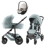 Коляска 3 в 1 Britax Roemer Smile 5Z Style и автокресло Baby-Safe PRO LUX Soft Taupe Harbor Blue