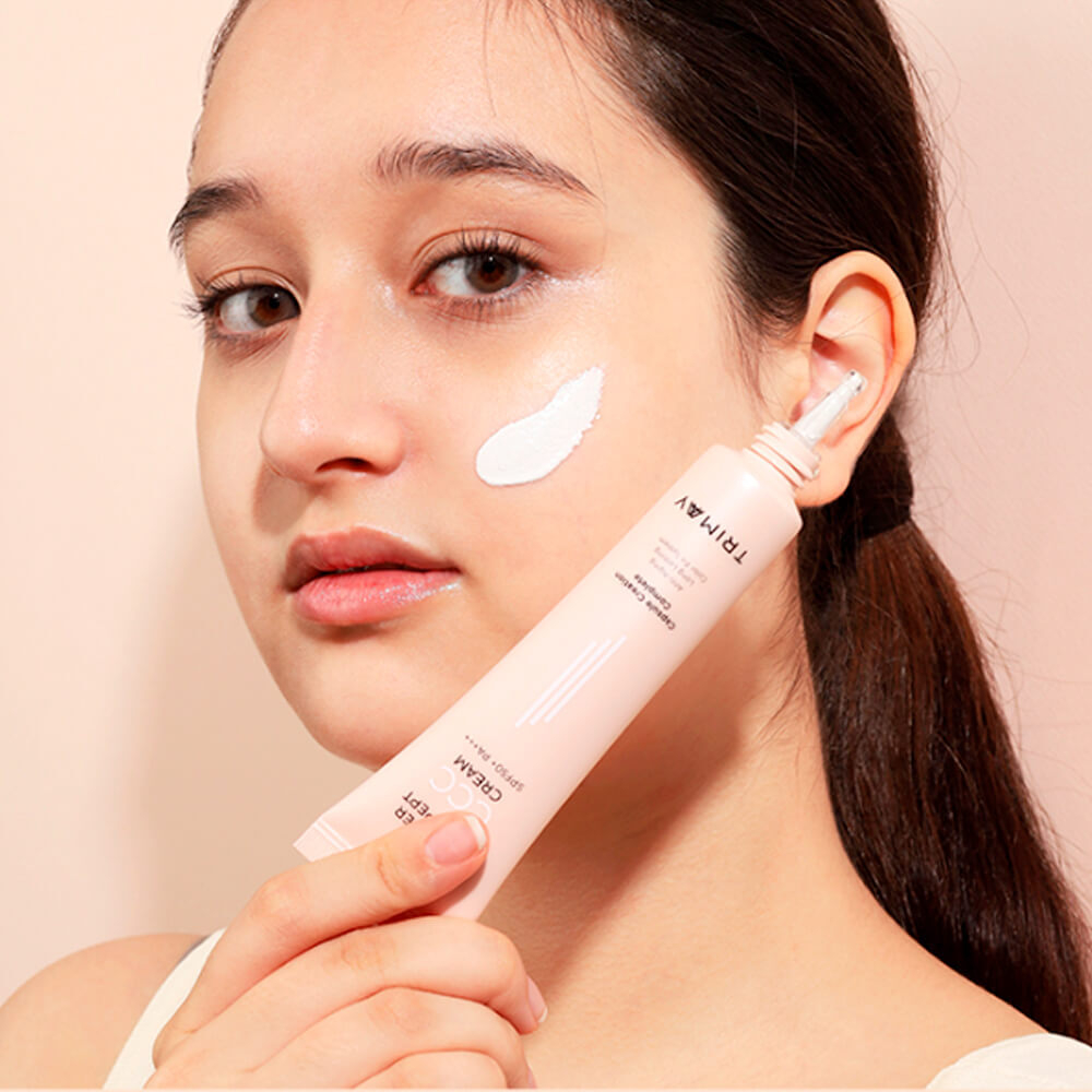 Многофункциональный тональный крем с пептидами Trimay Re:cover 3-in-1 Pept CCC Cream SPF50+PA+++