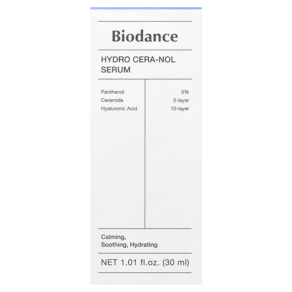 Biodance, Hydro Cera-Nol, сыворотка, 30 мл (1,01 жидк. унции)