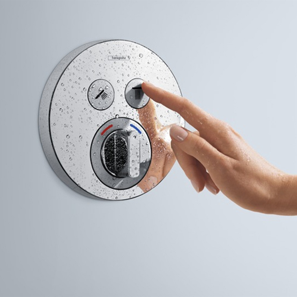 Смеситель для душа встроенный Hansgrohe ShowerSelect S 15748000 2 потребителя