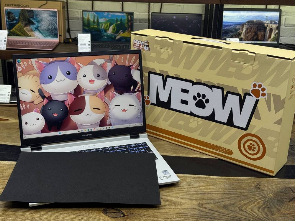 16" Ноутбук Colorfire MEOW R16 A5X1 (2560x1600, AMD Ryzen 7 H 255, RAM 16ГБ, SSD 1ТБ, GeForce RTX 5060, Win 11)