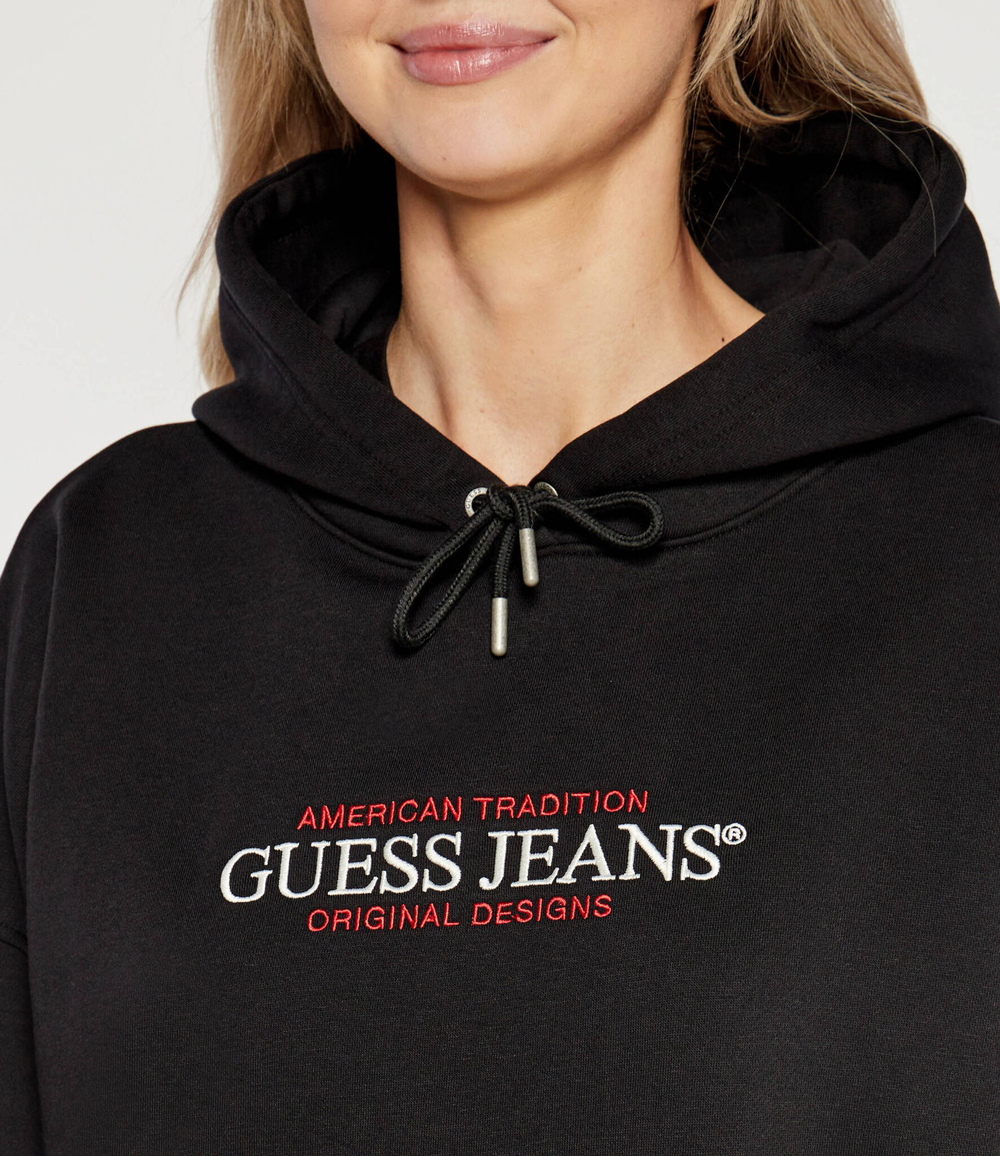 Худи Guess Jeans - черный(W4YQ15 KC811)