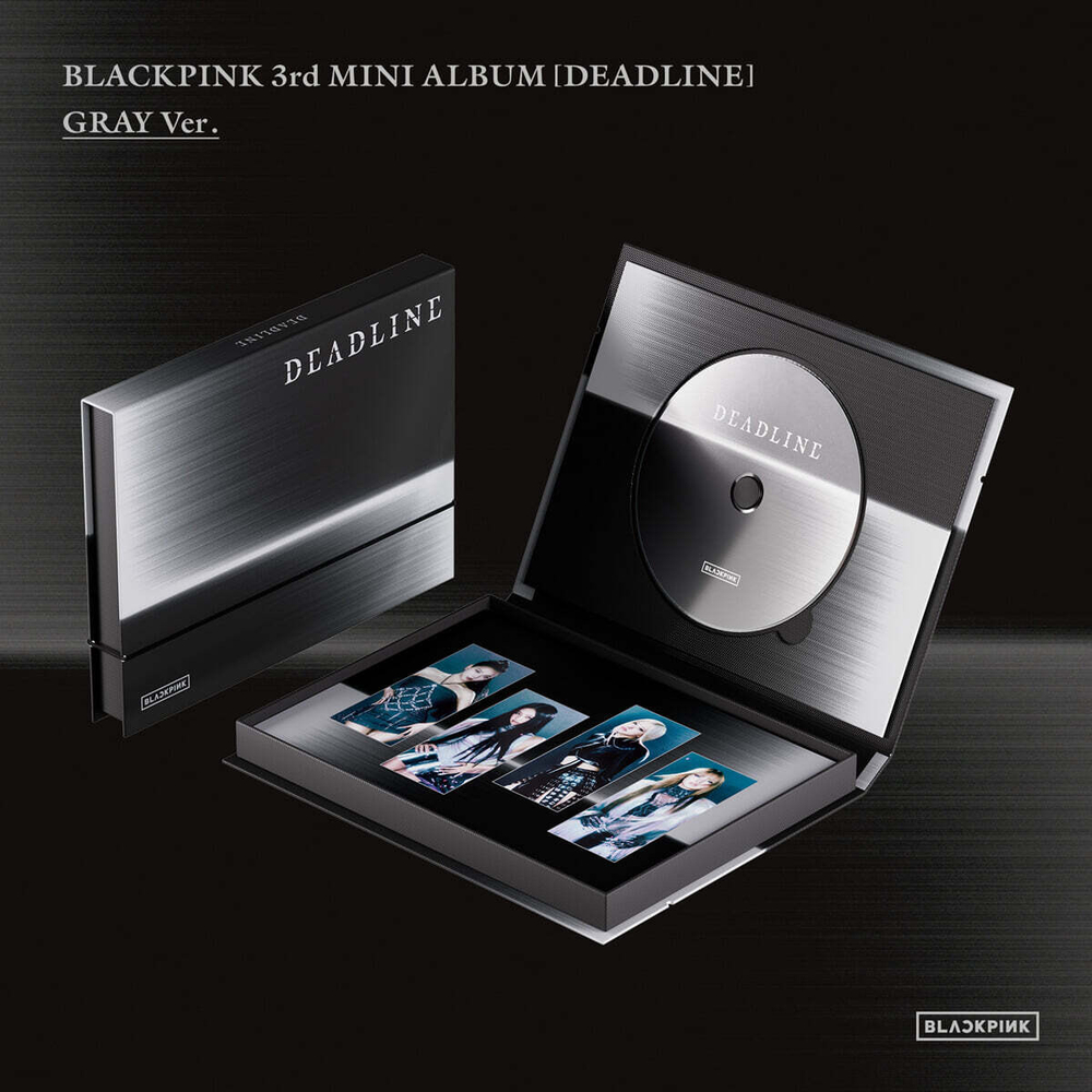 Альбом BLACKPINK 3rd MINI ALBUM [DEADLINE] GRAY Ver.