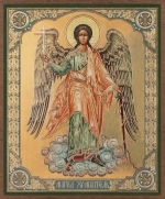 Икона "Ангел Хранитель" 10х12 на МДФ-6