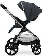 Коляска Agex Life 3 в 1 хромированная рама с автокреслом i-Safe S Grey ALM606 Midnight Grey (Темно-серый)