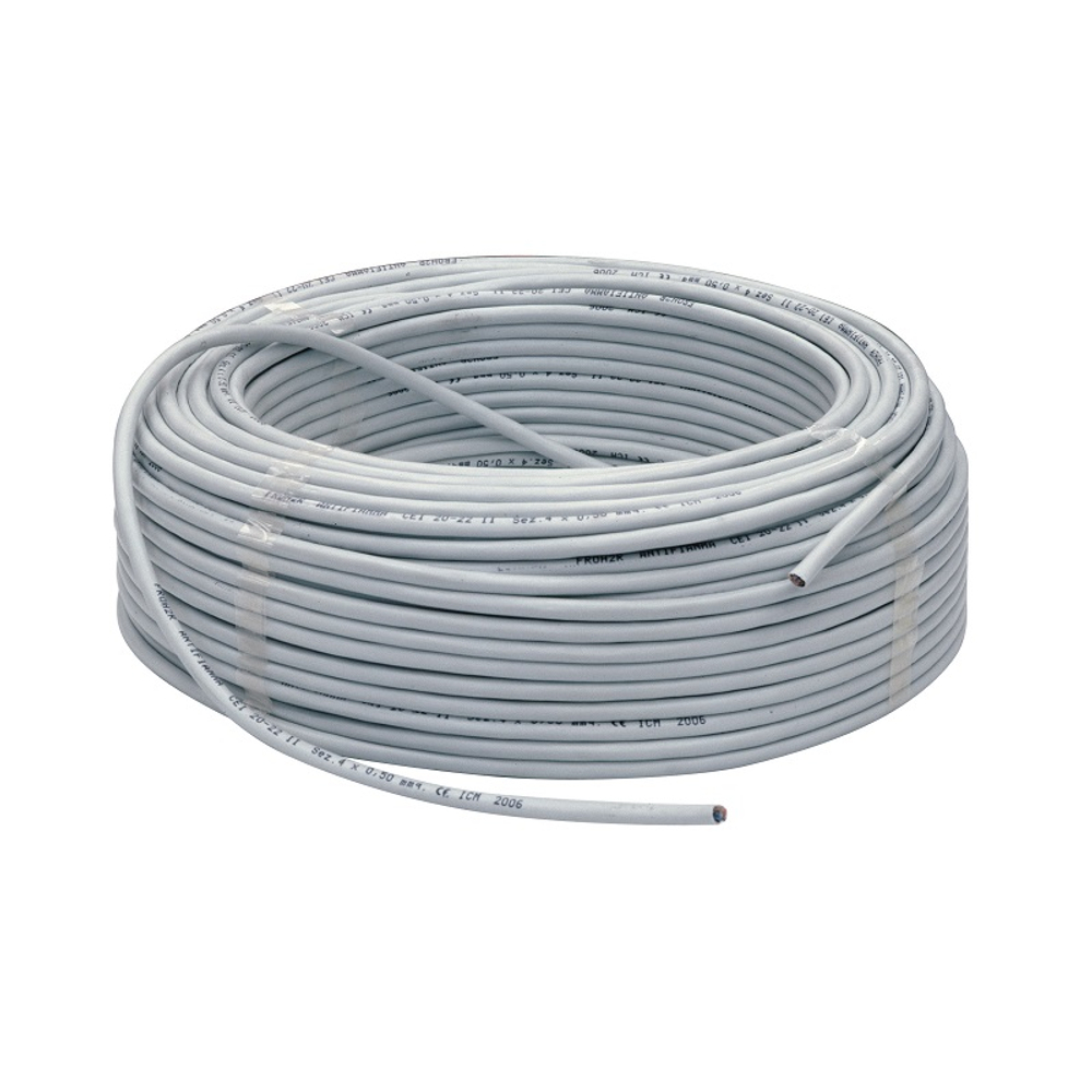 Кабель четырёхжильный с сечением 0,75 мм2 (1 метр),  GARTEC (Италия)