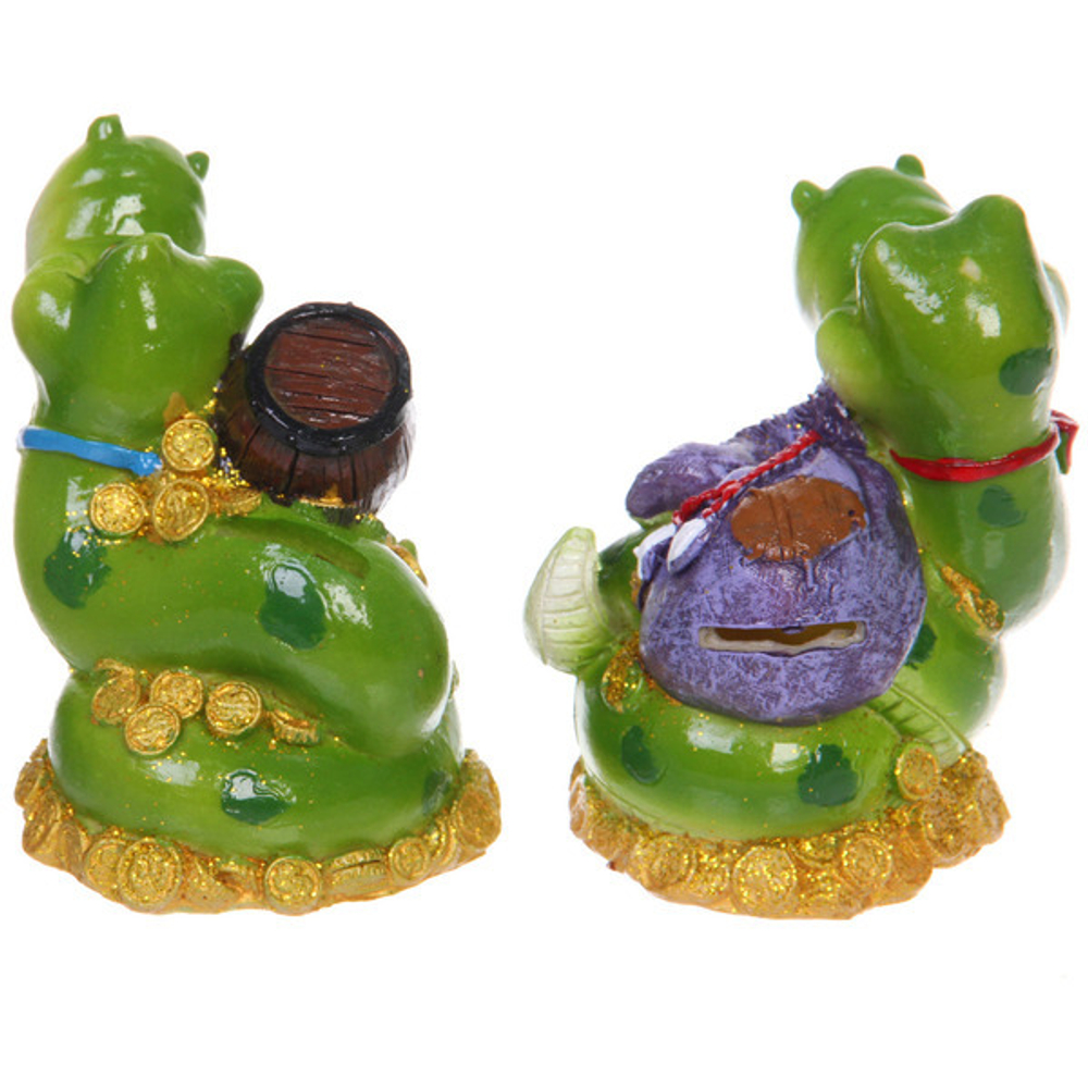 Фигурка новогодняя «Загадочная змейка» 9*8,5*11,5 см, микс