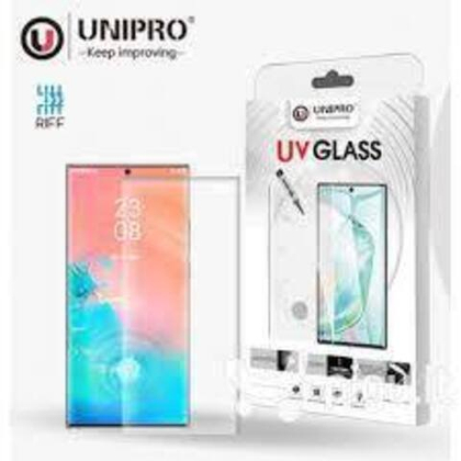 Защитное стекло Samsung S10 UV+клей Unipro