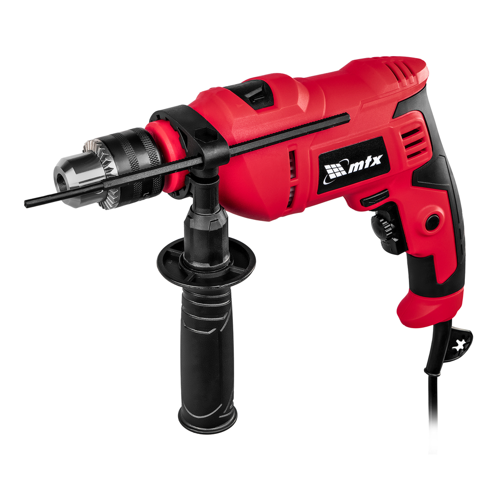 Дрель ударная MID-750, 750 Вт, 0-3000 об/мин, 0-48000 уд/мин MTX