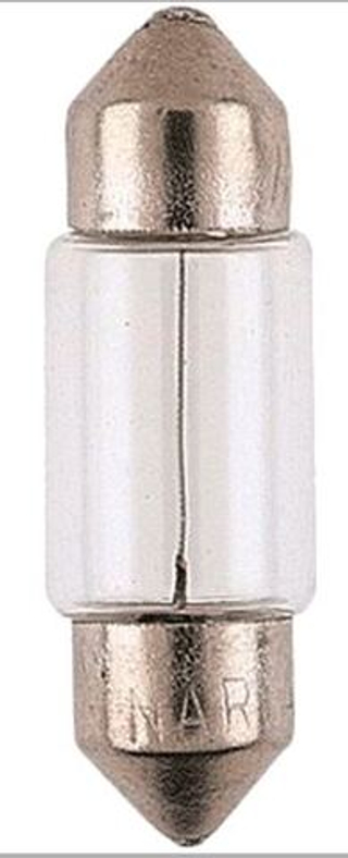 Автолампа C 12-10W 36мм салон,номерной знак (софитка) Narva (17316с36)