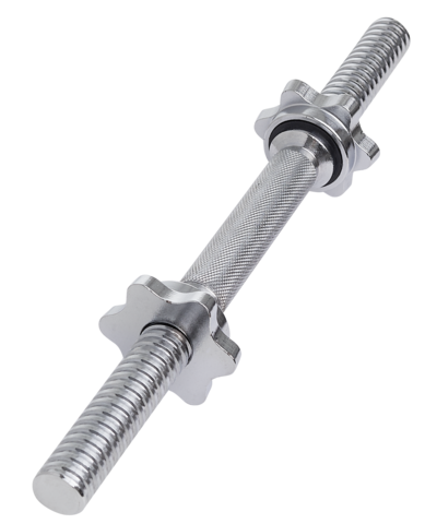 Гриф гантельный BB-107 d=25 мм, металлический, хромированный, 35 см