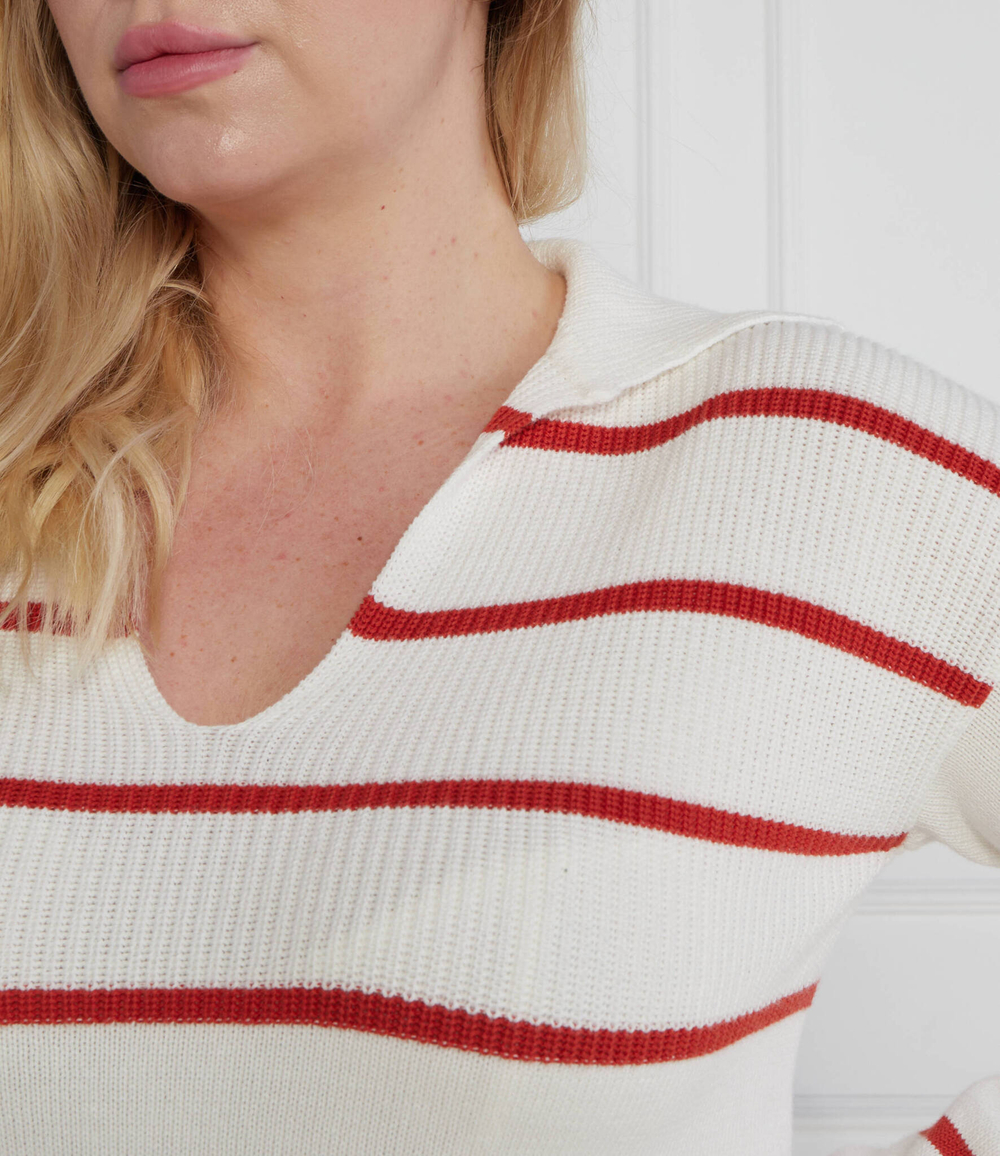 Свитер plus size Persona by Marina Rinaldi - белый(1361303)